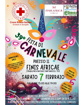 Senigallia -  Il 7 febbraio la 39esima Festa di Carnevale al  Finis Africae